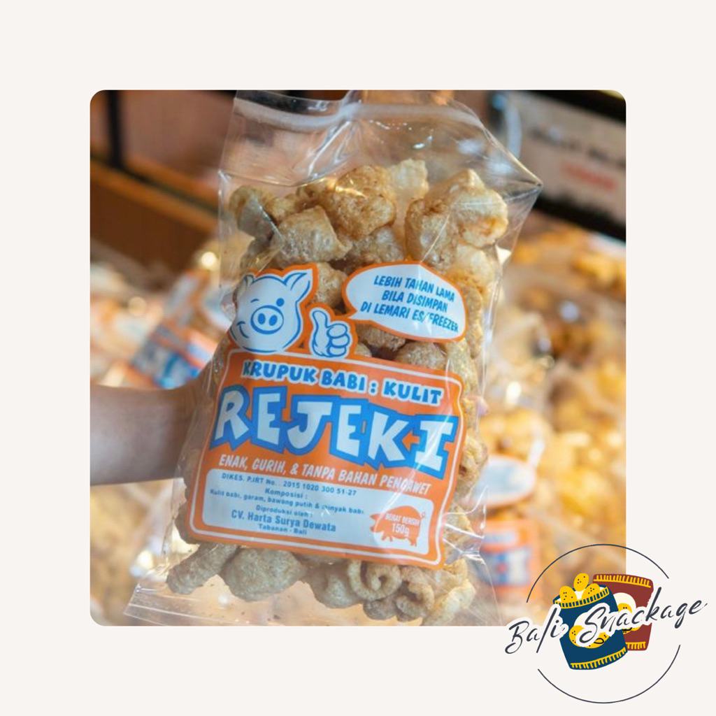 

Krupuk Kulit Babi Rejeki 70gr 150gr