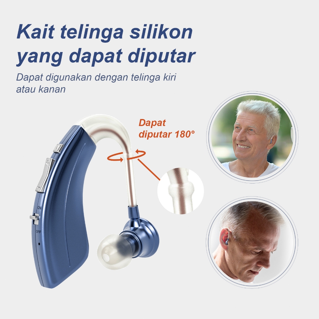 Britzgo/STAETAS Wireless Alat Bantu Dengar Alat Pendengaran Telinga Tuli Orang Tua Original Gaya
