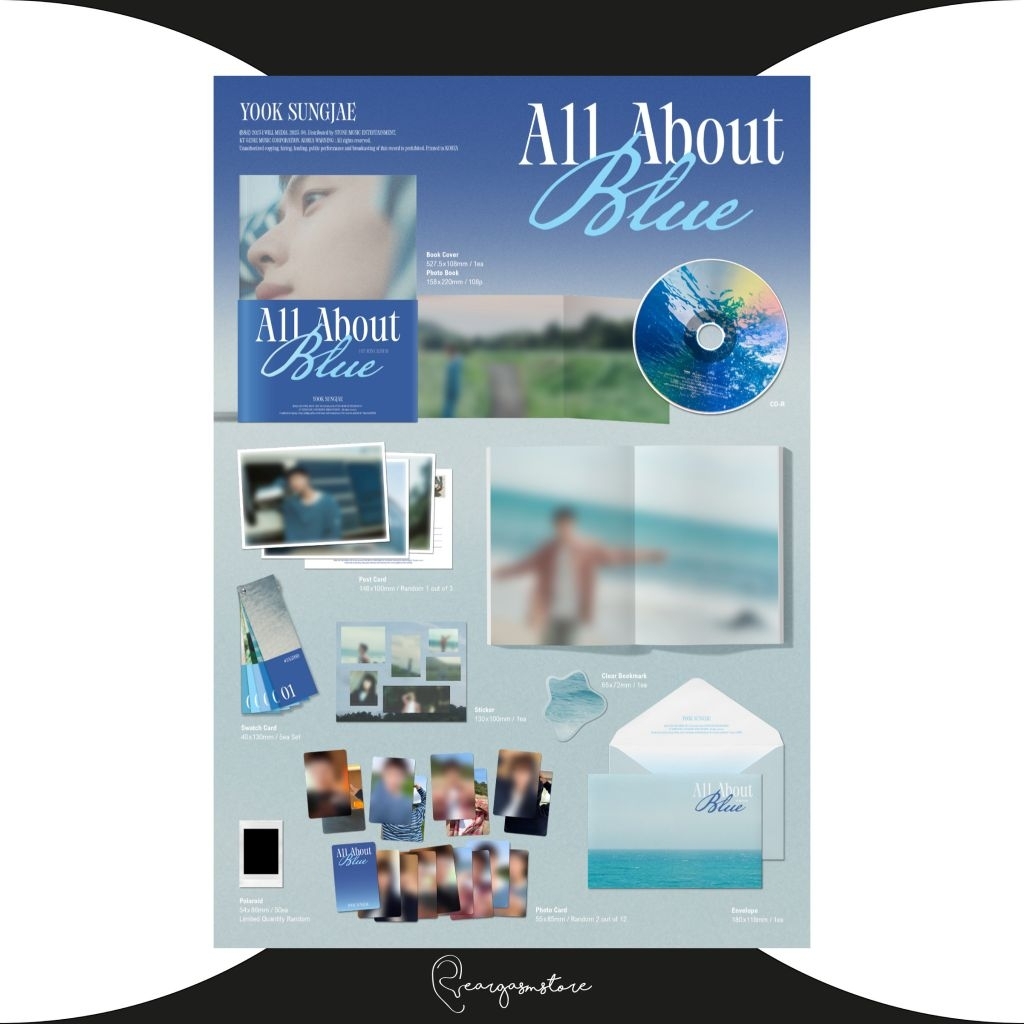 YOOK SUNGJAE (BTOB) - ALL ABOUT BLUE (PHOTOBOOK VER)