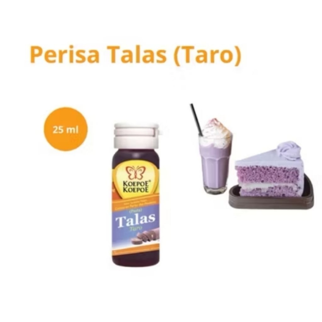 

Perisa Taro Pasta Talas Ubi Ungu Untuk Makanan Dan Minuman 25ml