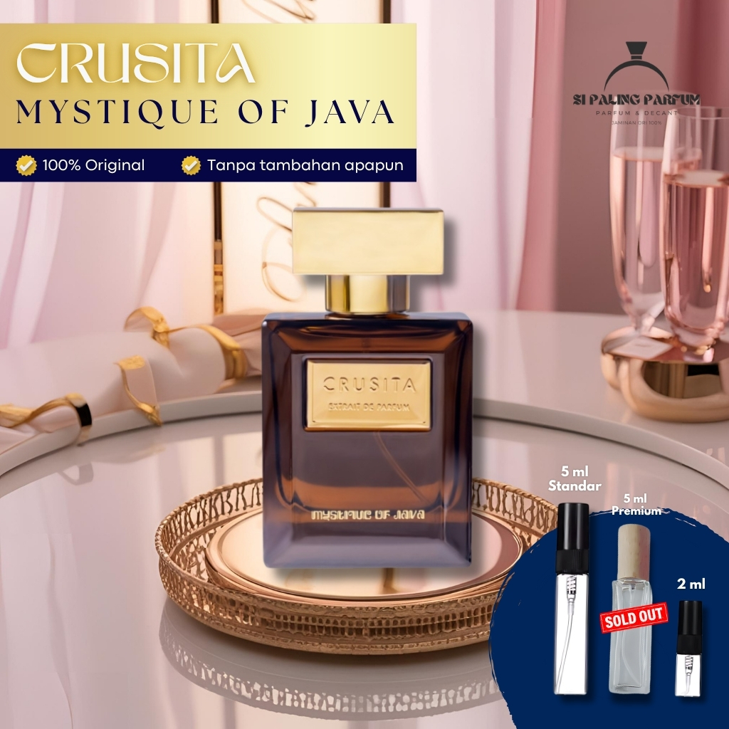 CRUSITA MYSTIQUE OF JAVA EXTRAIT DE PARFUM DECANT TRAVELSIZE SHARE IN JAR 2ML 5ML ORIGINAL