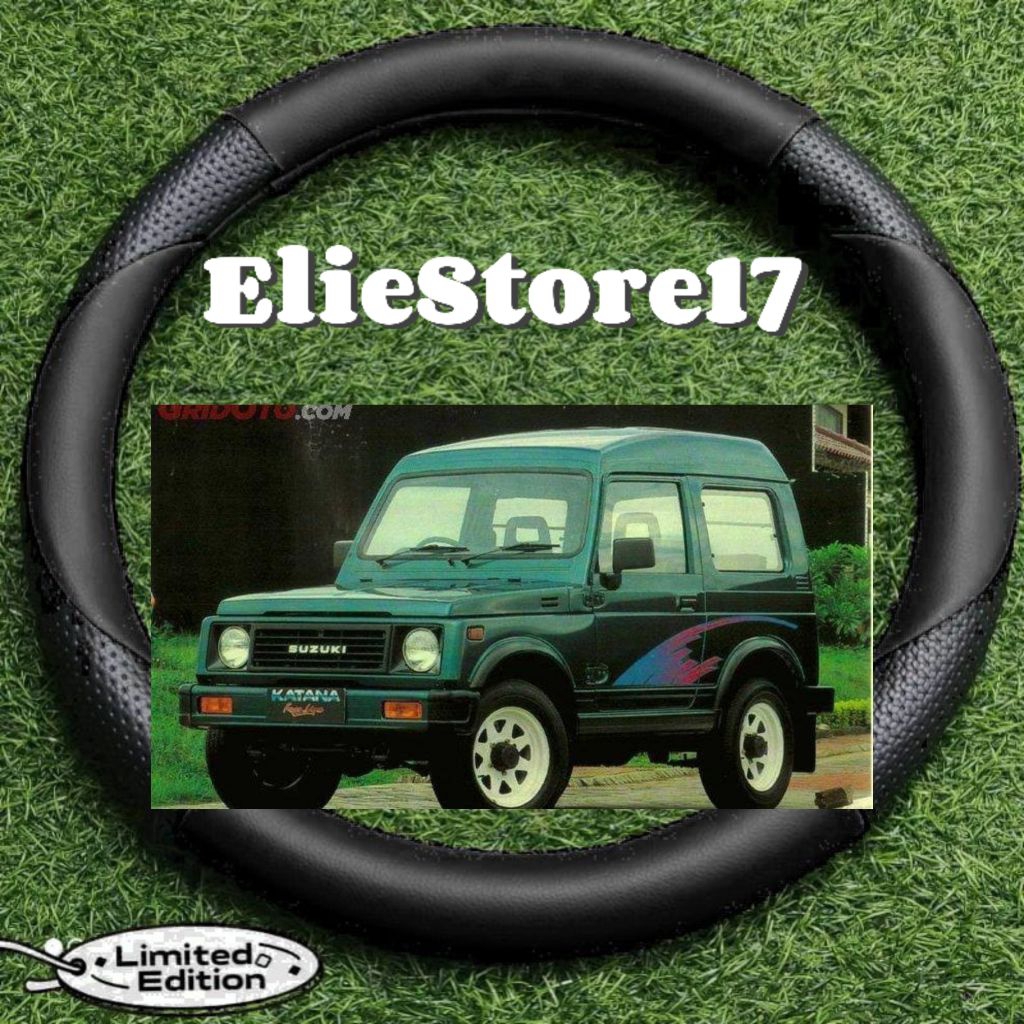 Sarung Stir Mobil Suzuki Katana , Cover Stir Suzuki katana ,pelindung stir motif sabit