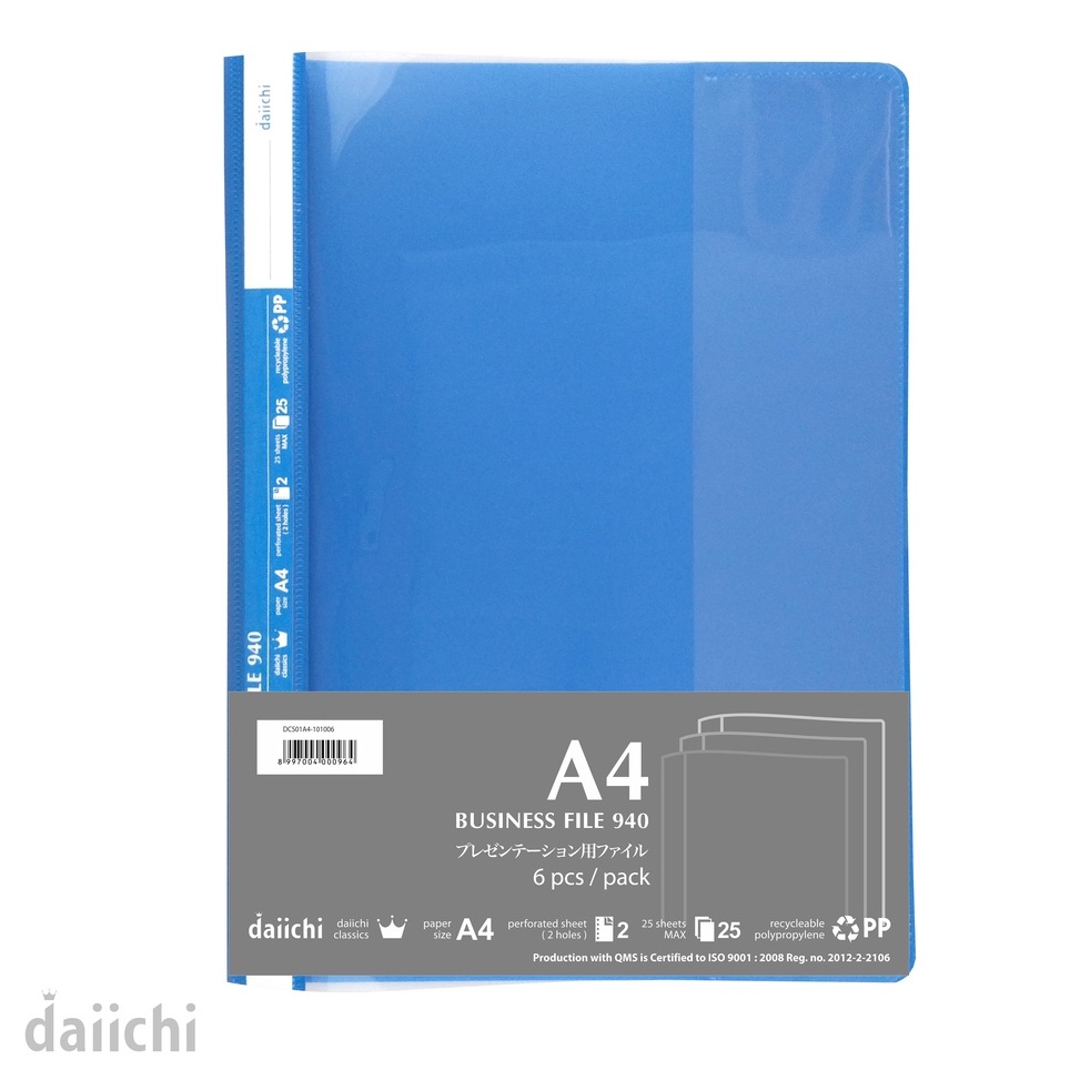 

KODE S32U Map Plastik Business File Banded Classic isi 6 DCS Daiichi