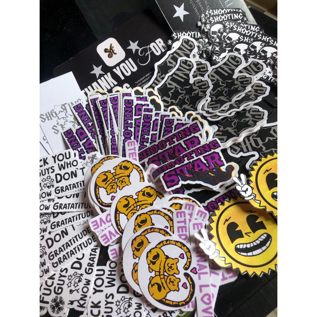 

5PCS STIKER ST Vnly Leptop waterproof hp helm motor