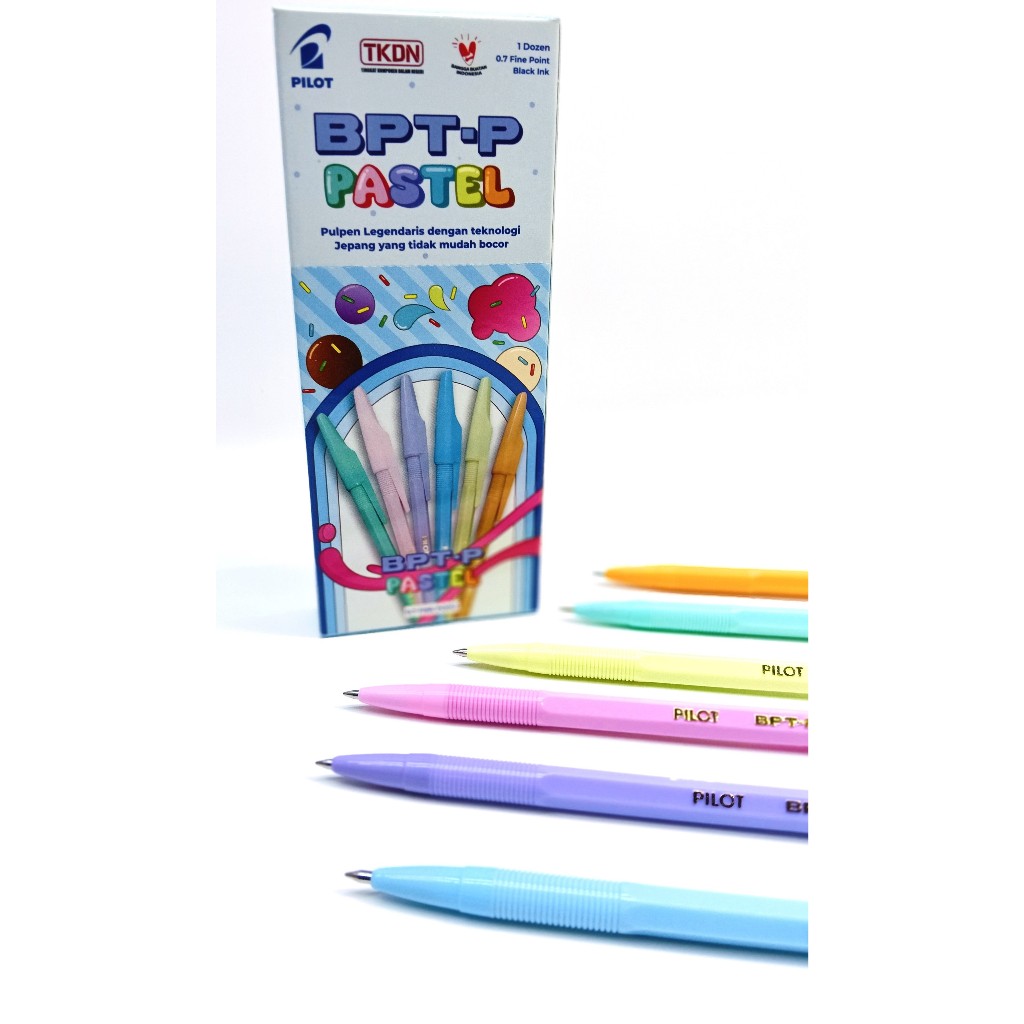 

Ay00! (Per 12) Pulpen Pilot BPT-P / BPTP PASTEL Stainless Tip