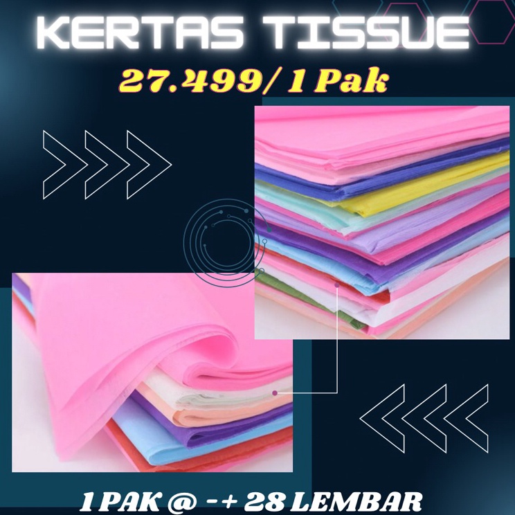 

Big Sale 1 PAK KERTAS TISSUE BUCKET BUNGA Kertas tisu bunga Cotton paper tisue
