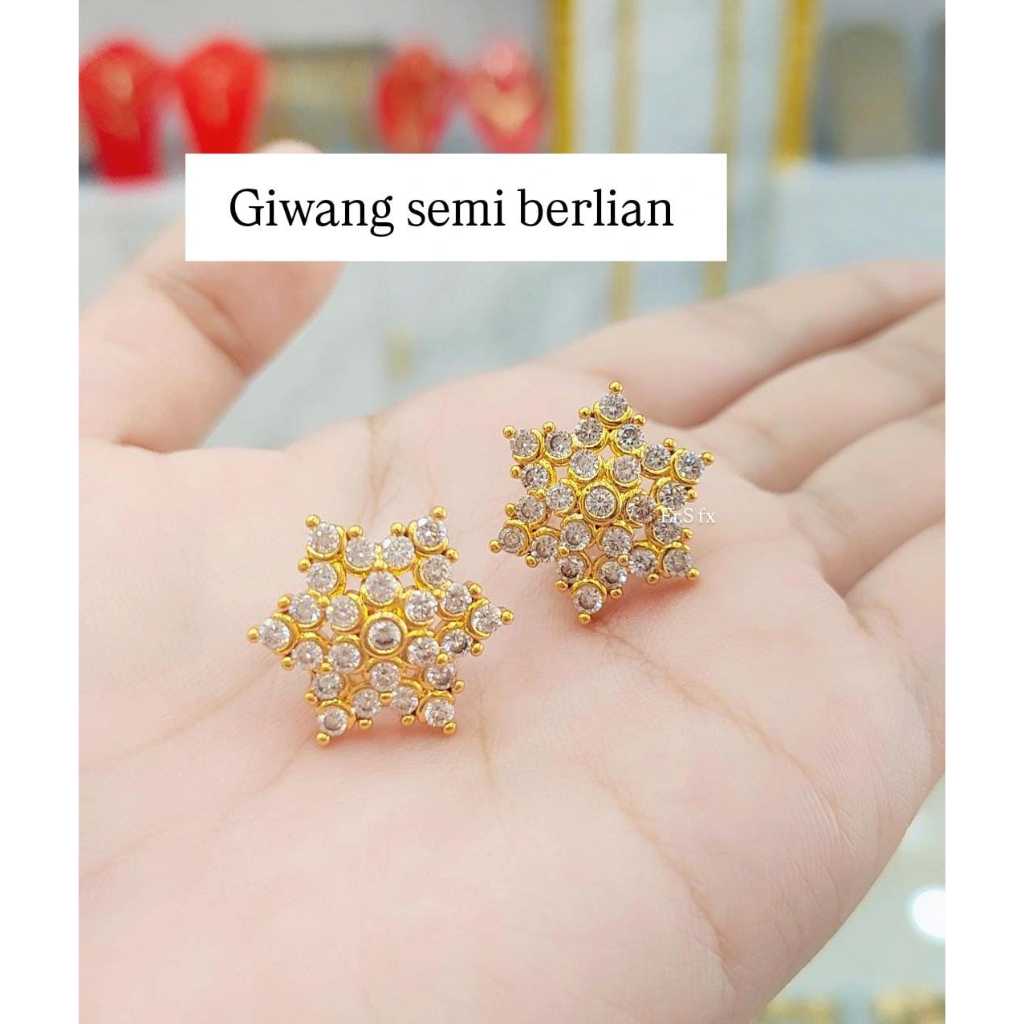 giwang semi berlian