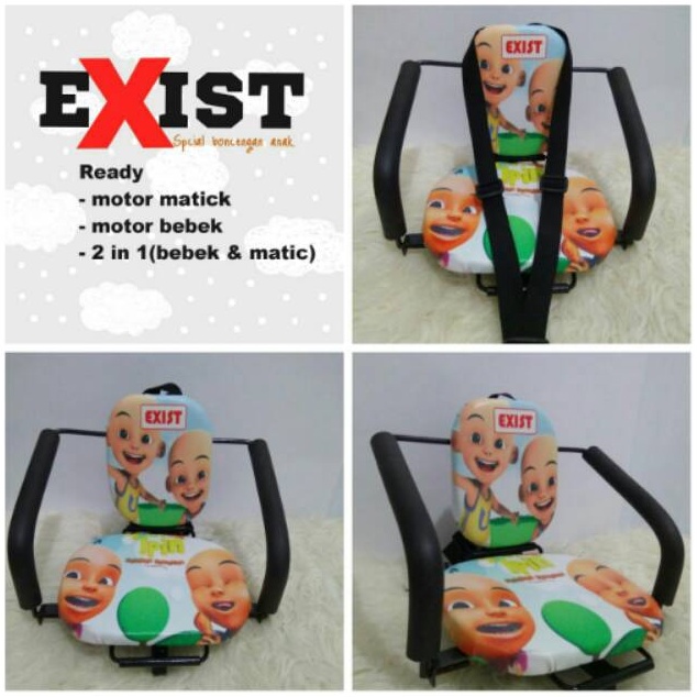 KODE A78W Exist Kursi Bonceng Anak karakter kartun Tempat Duduk Anak Di motor Matic dan Motor Bebek