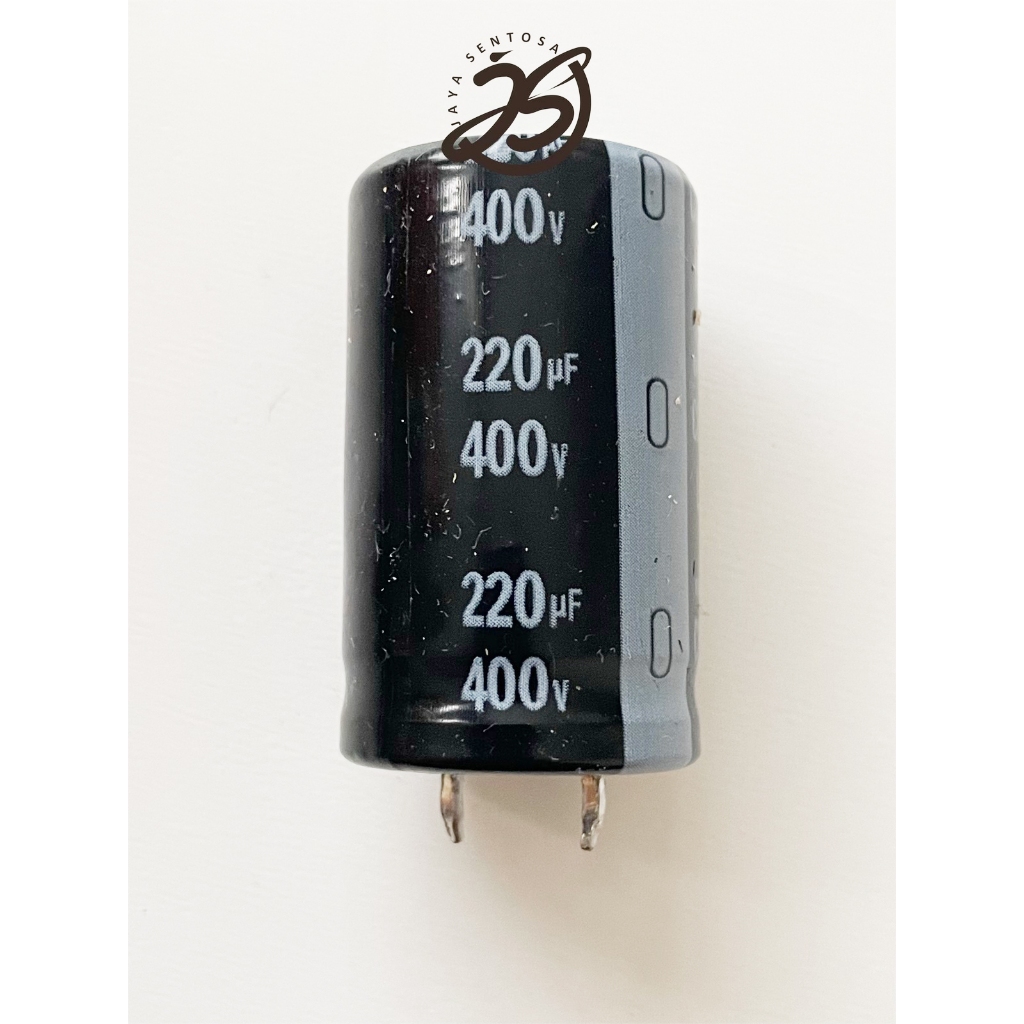 ELCO 220UF 400V (1 BUAH) KAPASITOR CAPACITOR ELCO KAPASITOR ELKO KAPASITOR 220 UF 400 V ups