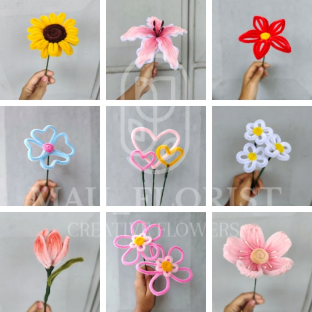 Buket Bunga Kawat Bulu Wisuda Graduation Ulang Tahun Untuk Cewek Cowok Single Bucket