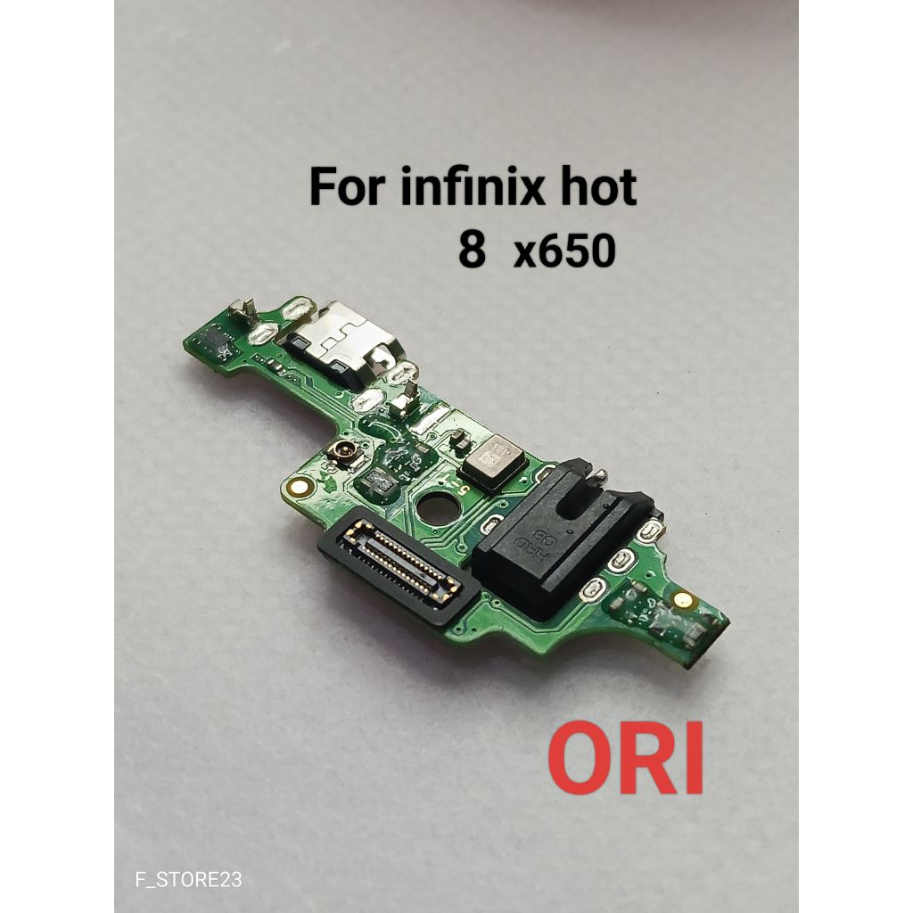CONNECTOR CHARGER INFINIX HOT 8 X650 ORI PAPAN KONEKTOR CAS PCB BOARD INFINIX HOT 8 ORI