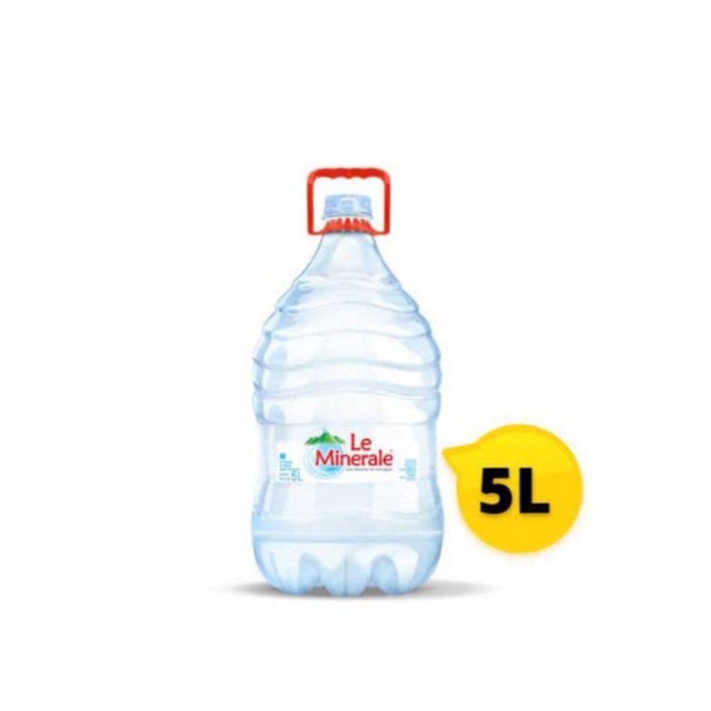 

Air Le mineral 5L Sekali pakai