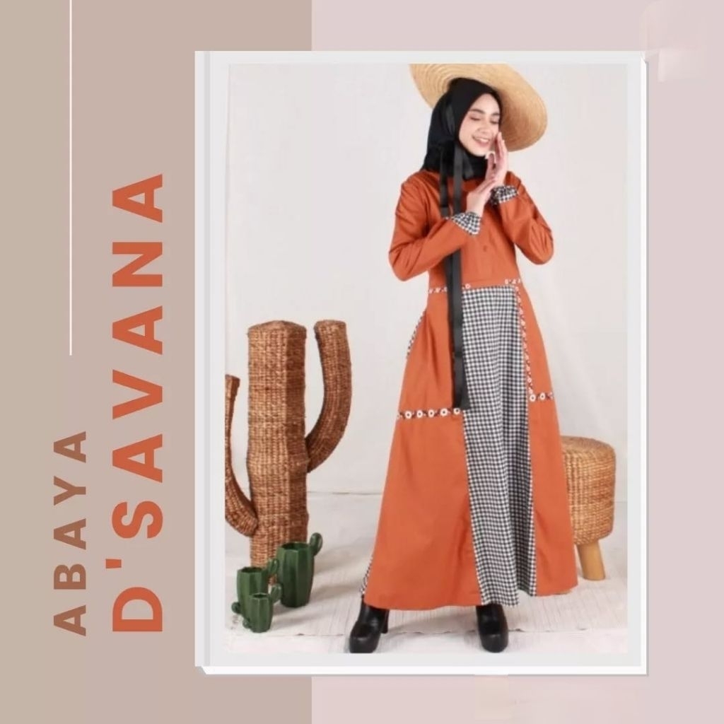 Abaya Gamis Dannis d'Savana M.L Sale 50%++ Baju Muslim Wanita Remaja dan Dewasa