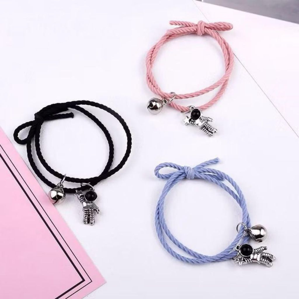 Gelang Couple Pelangi / Gelang Gaya Korea Persahabatan / Gelang Couple