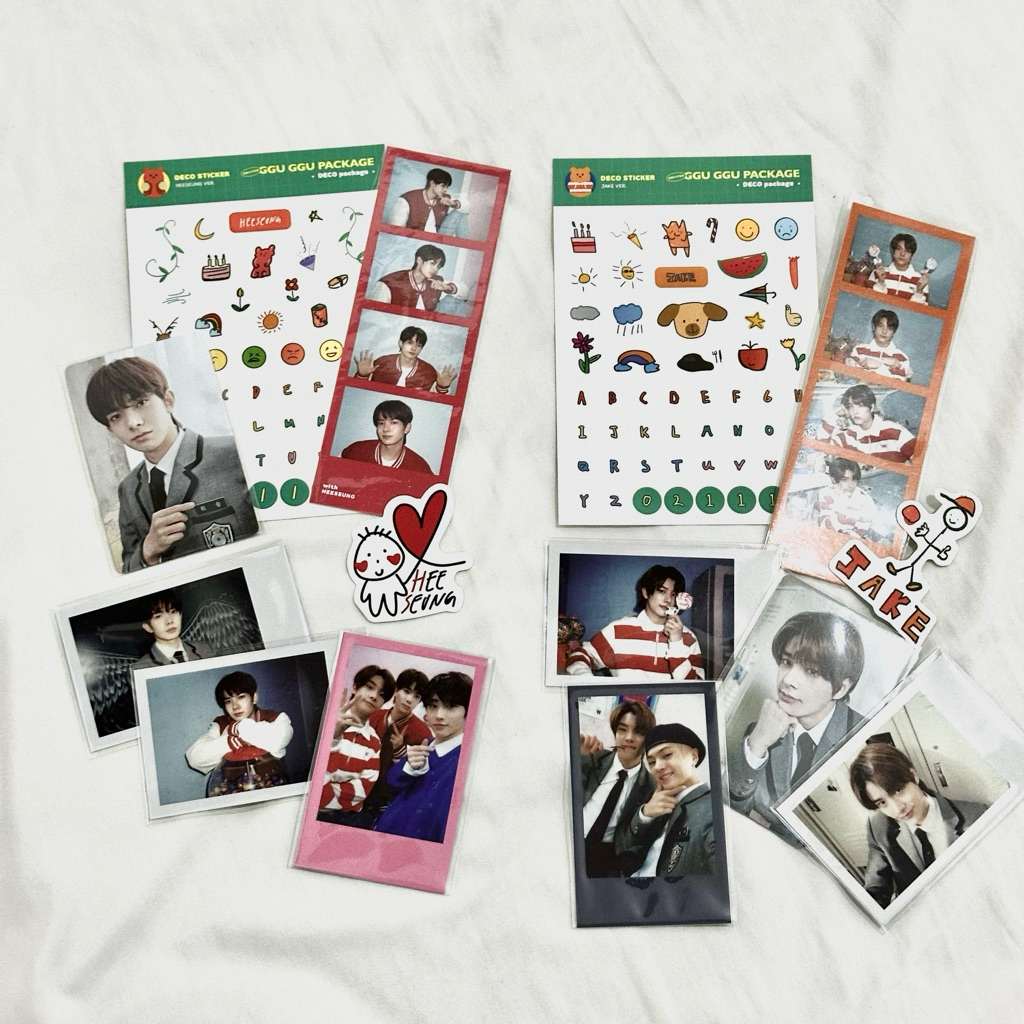 GGU GGU PACKAGE 2021 ENHYPEN HEESEUNG JAKE FULLSET