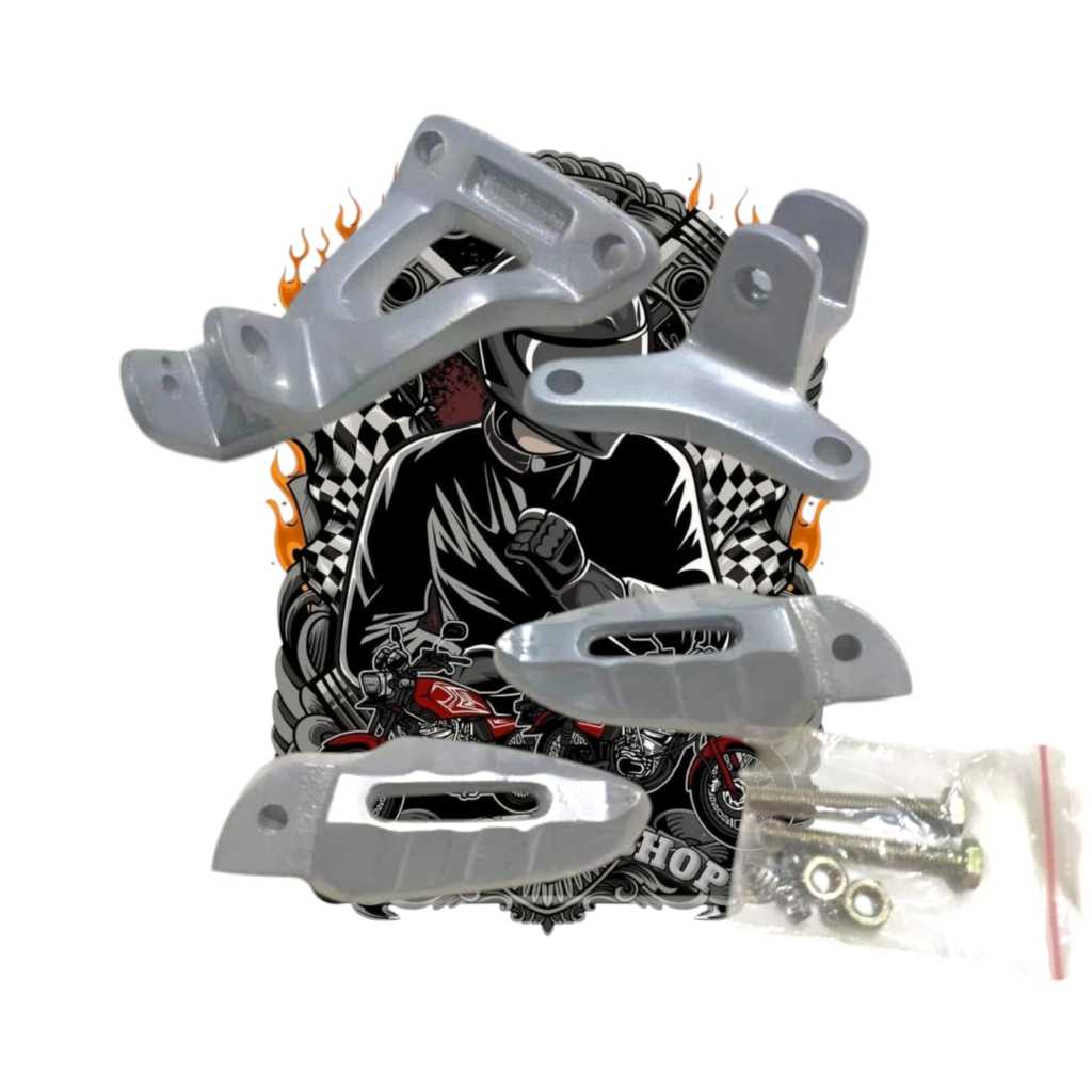 Footstep step belakang mio sporty/smile power step dudukan step mio