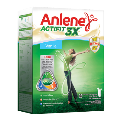 

Anlene Actifit 3X Susu Bubuk Dewasa Vanila 570 g