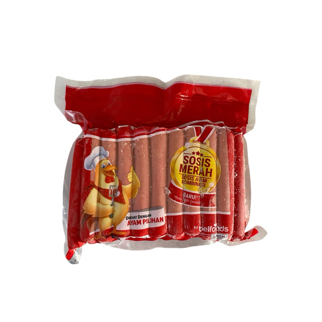 

Belfoods Sosis Merah Ayam Kombinasi 700gr