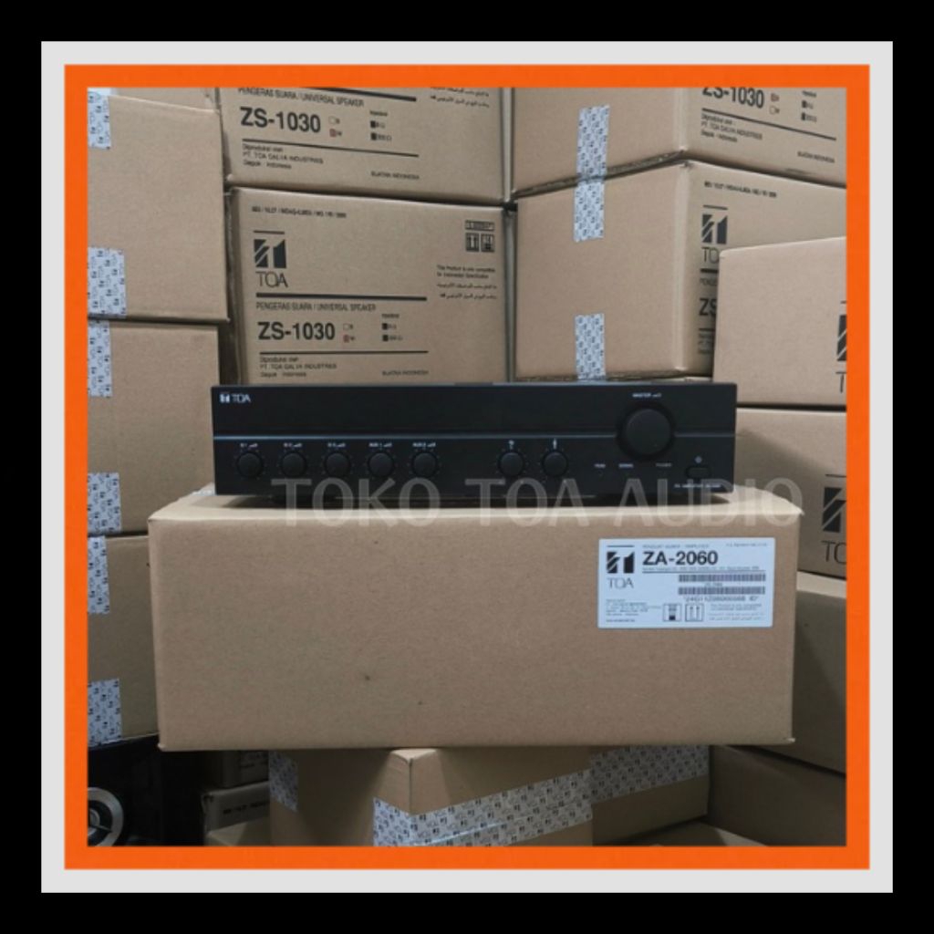 ZA-2060 POWER MIXER AMPLIFIER ZA 2060 60 WATT AMPLI TOA ZA-2060