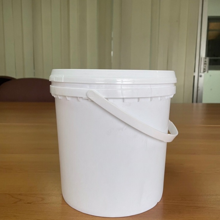 New  Ember pla 4 liter Pail 4 liter 45KG cocok untuk selai cat dan penyimpanan makanan White blueish