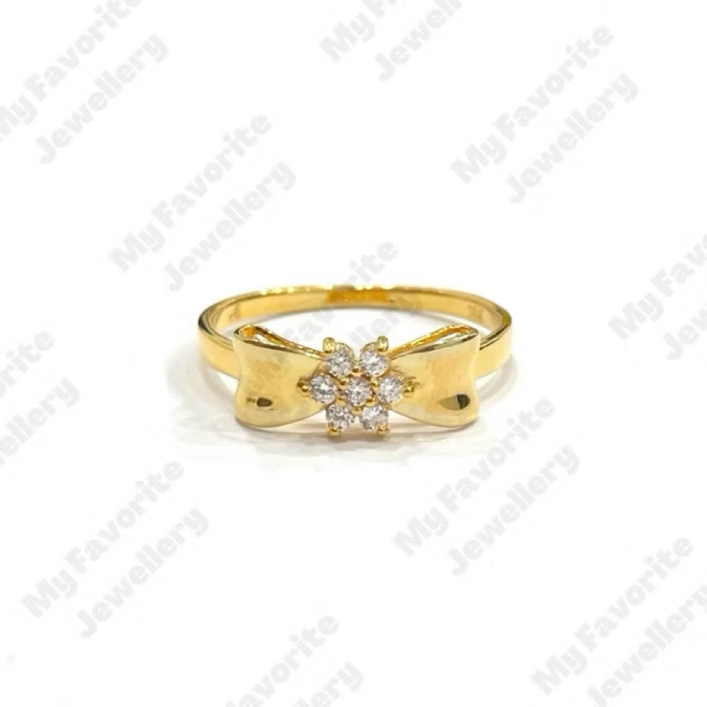 Cincin Pita Bintang Uk10.5 Emas Asli Kadar 700 16K