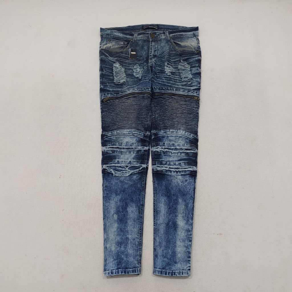 CELANA JEANS SECOND BLECKER & MERCER - BIKERS