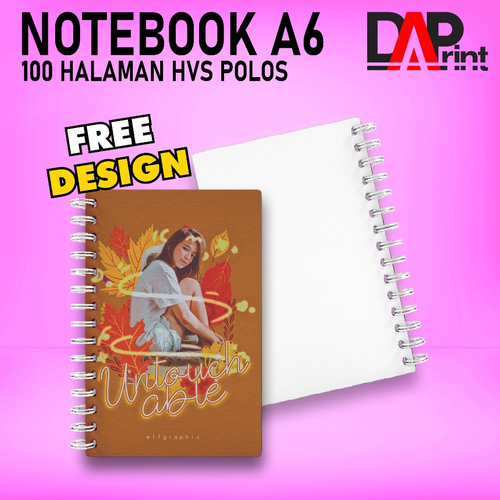 

Cetak Notebook Custom A6 Spiral 100 Halaman