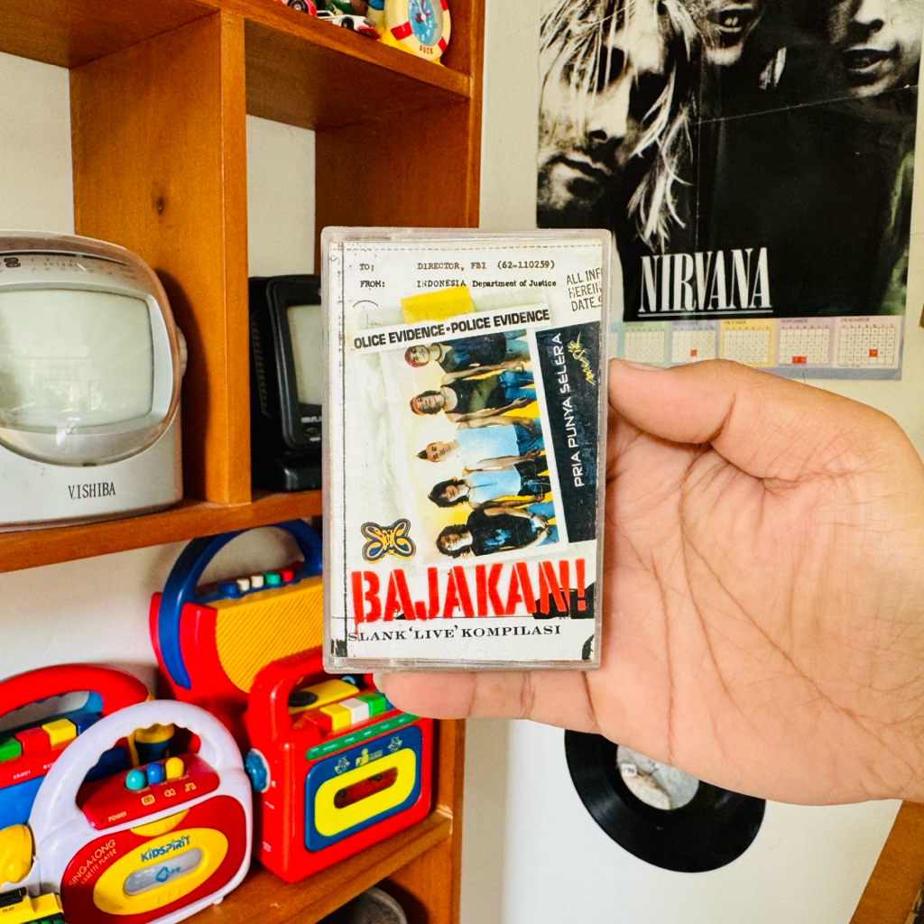 Kaset Pita / Tape / Walkman Slank Bajakan Original 100% Berfungsi / Tested Indonesia Luar Campur Ori