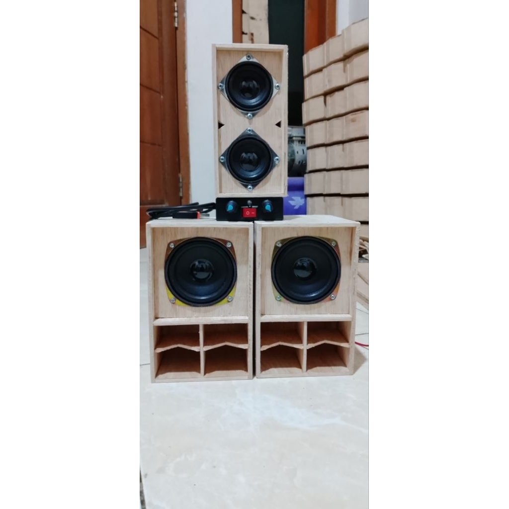 Sound sistem miniatur 3inch karaoke/non karaoke/bluethoot