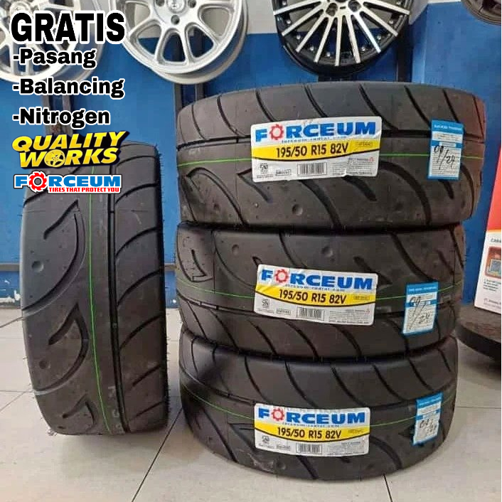 FORCEUM 195 50 R15 EXP SPORT SEMI SLICK 195/50 R15 BAN MOBIL MURAH
