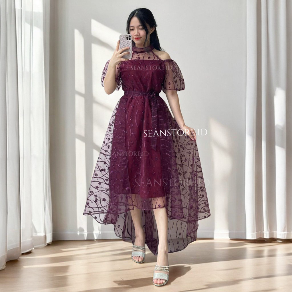 Bj Ke Greja Premp Atasan Wanita Dress Casual Polos Pakean Dreaa Premium Dress Kegreja Pakean Natalan