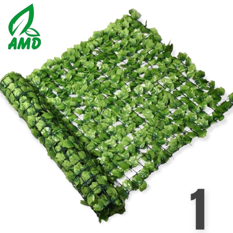 KODE U39Z Pagar Daun Sintetis Artificial ukuran 1m x 3m Premium Grade