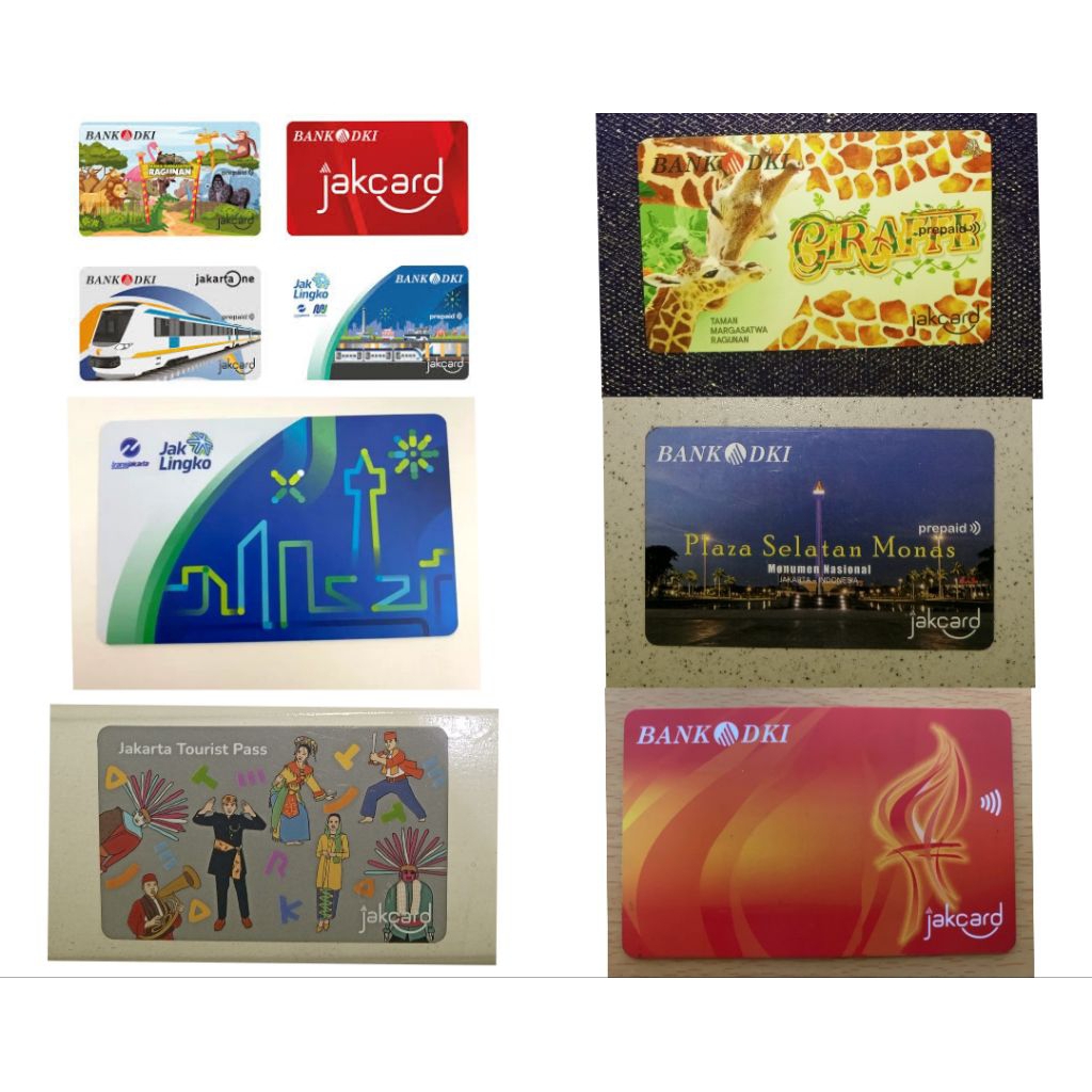 Kartu Jakcard DKI Ragunan Transjakarta busway Kreta KRL