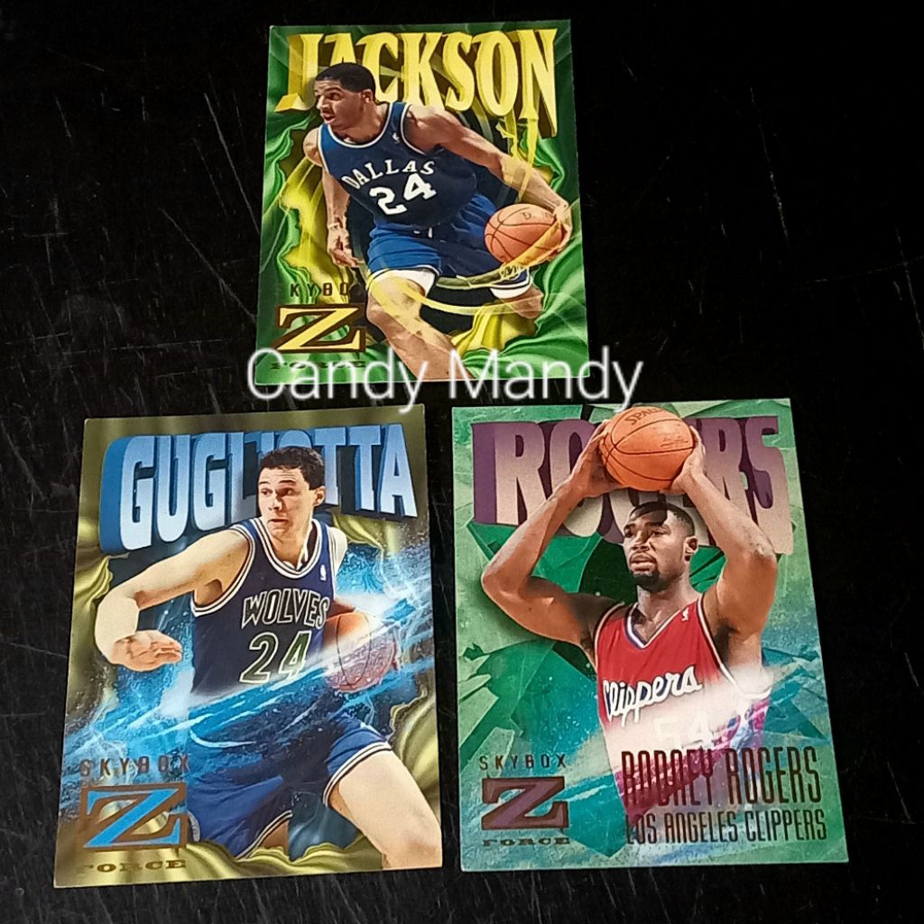 Kartu Koleksi Basket NBA Jackson Rogers Gugliotta Kolpri Lama Langka Jadul