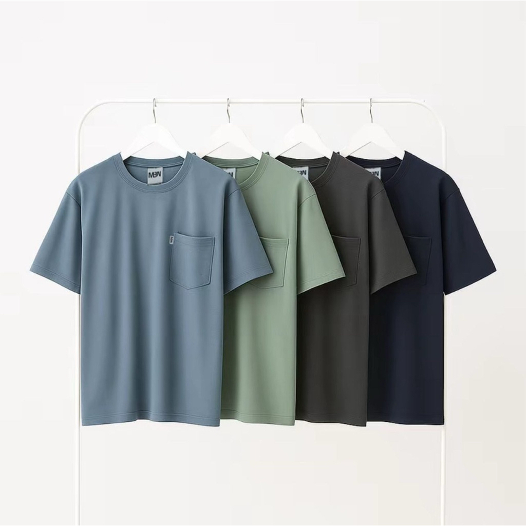 PAKET 4 PCS 100 RIBU BAJU ATASAN T SHIRT KAOS POCKET DISTRO MBE PRIA WANITA COWOK LAKI-LAKI COWOK DE