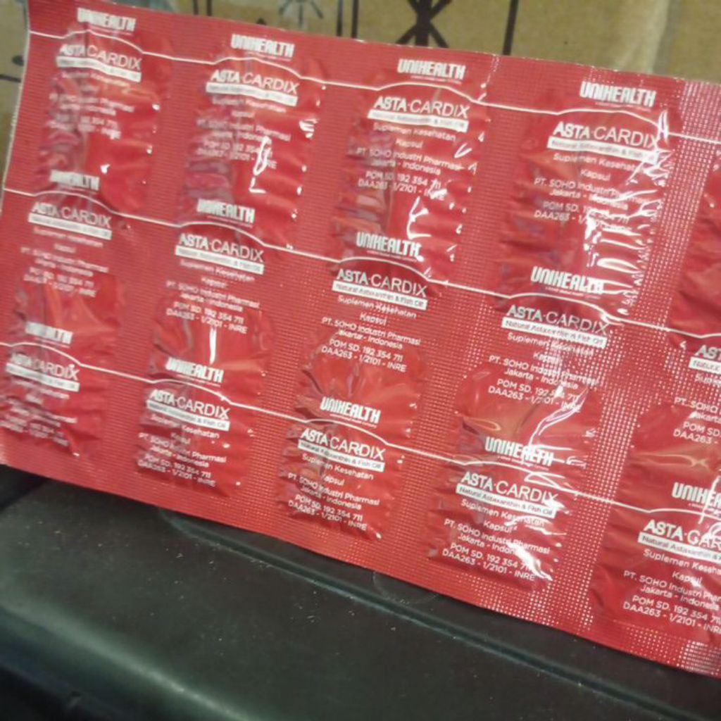ASTA-CARDIX unihealth 10 tablet/ strip produk original