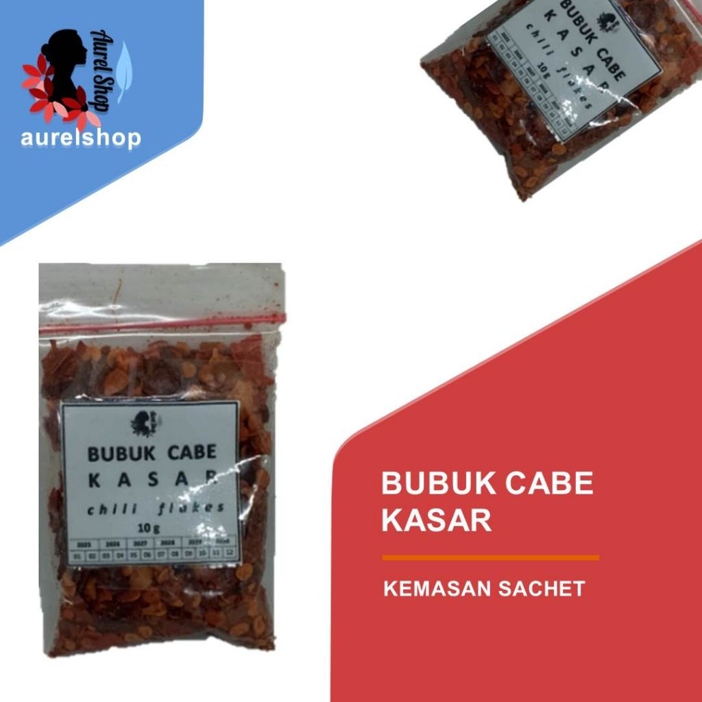 

Bubuk Cabe Kasar murah kemasan Sachet 10g / Chili Flakes