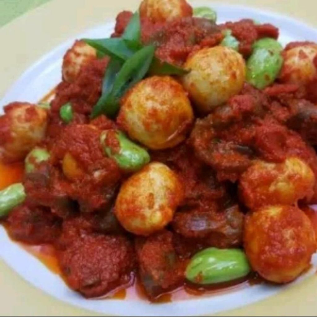 

Telur Puyuh Ati Ampela Pete Balado