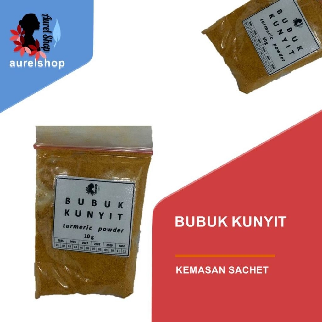 

Bubuk Kunyit kemasan Sachet 10g / Turmeric