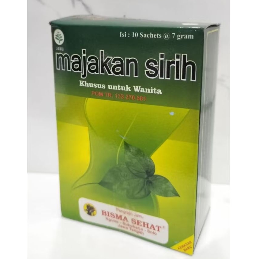 

Jamu Keputihan Majaan Sirih Bubuk - Bisma Sehat isi 10 sachet