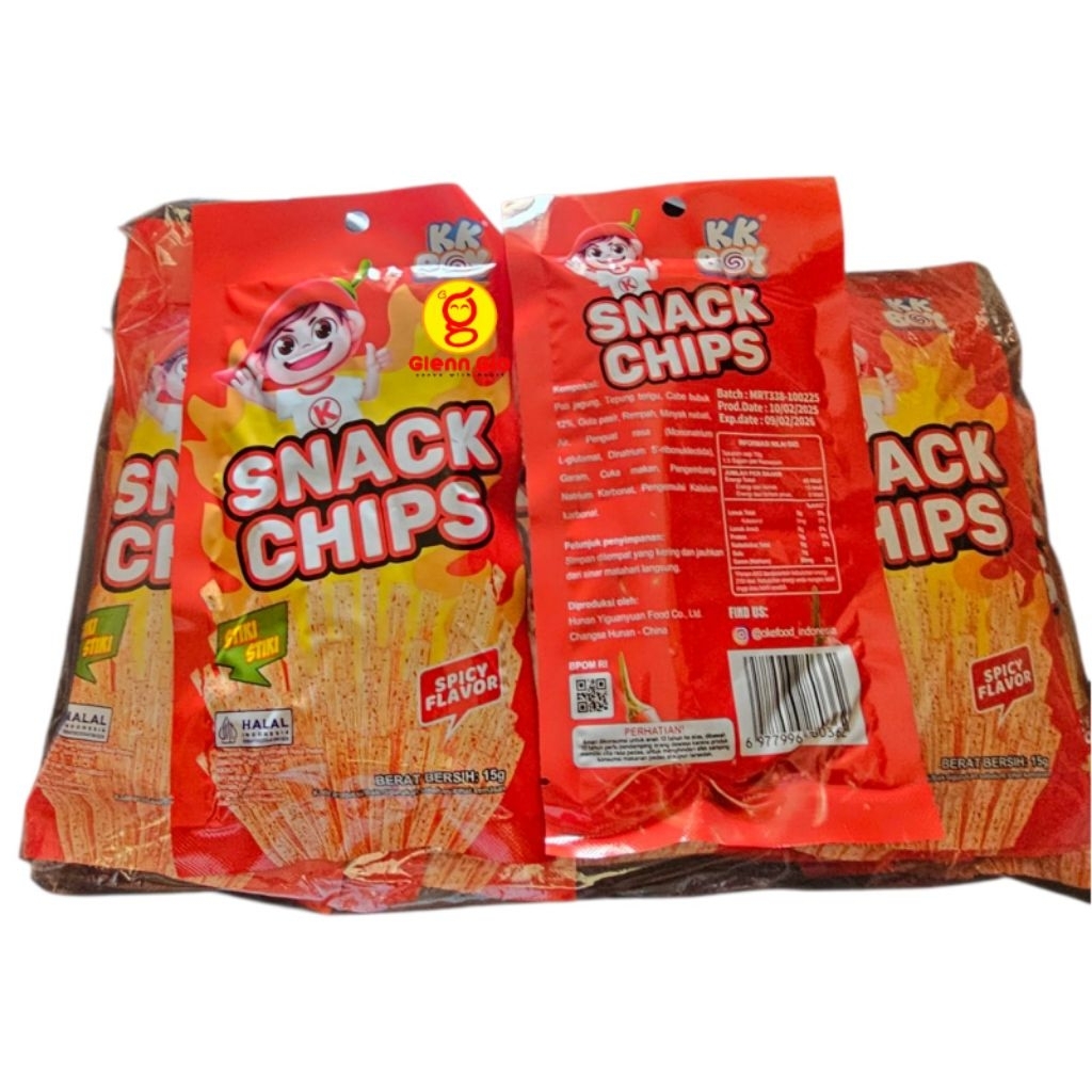 

Nycyta Home Snack Chips Stiki Stiki Pedas Spicy Flavor Kk Boy Pak Isi 20 Pcs