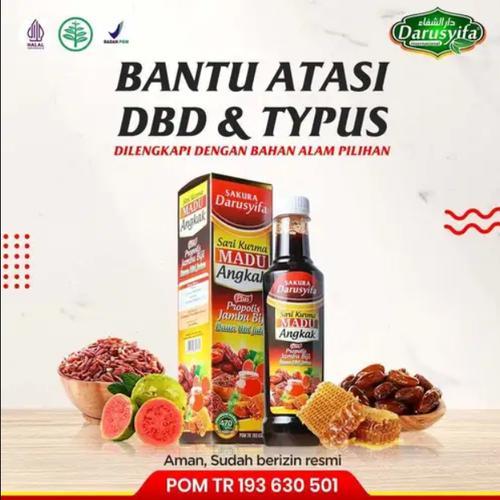 

Madu Sari Kurma Angkak Darusyifa Propolis Jambu Biji Angkak Merah Obat DBD dan Typus