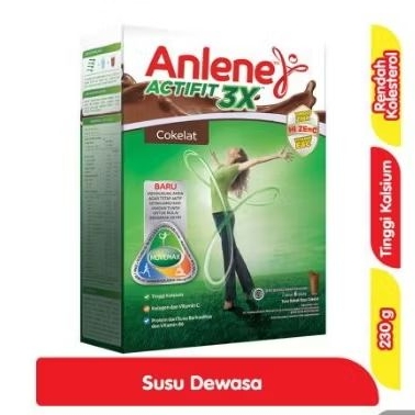 

susu anlene aktifit cokelat 230 gr