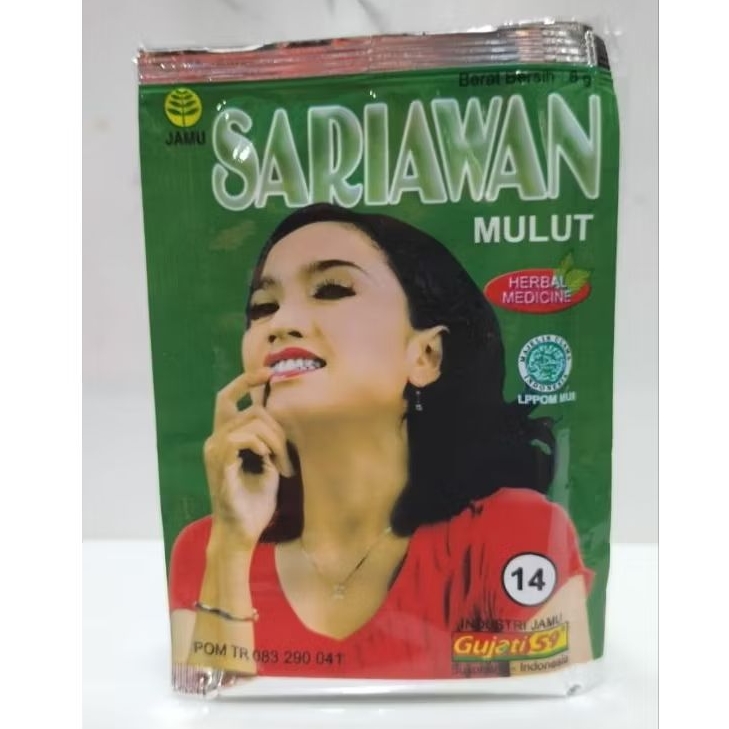 

Jamu Herbal Sariawan Mulut - Gujati 59 isi 10 sachet