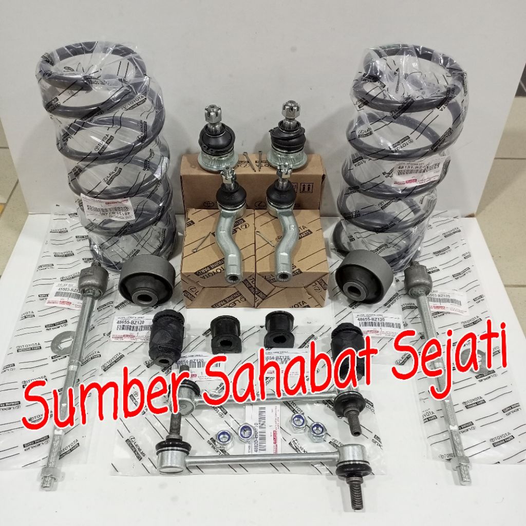 Paketan Kaki Kaki Depan + Per Keong Depan All New Avanza Xenia Veloz 2012 Keatas Tie Rod Rack End Li