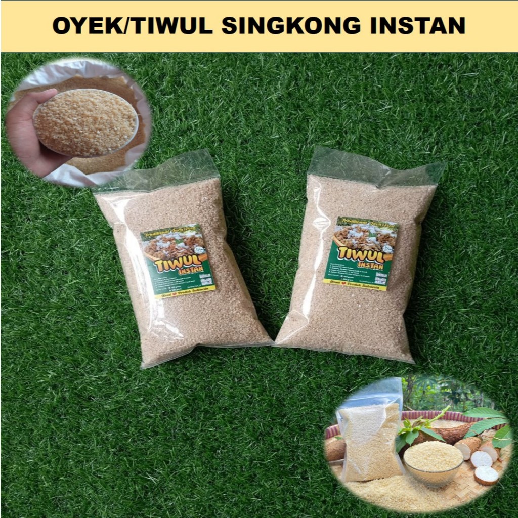 

Tiwul Singkong Instan, Beras Oyek Kemasan 800 gram