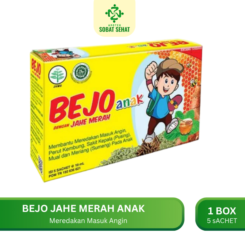 

Bejo Anak Jahe Merah Herbal 5 Sachet 10 ml