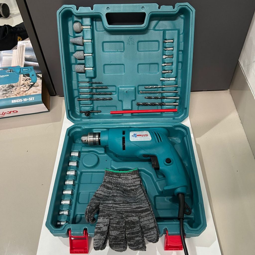 MESIN BOR 10MM SET KOPER / MESIN BOR BOLAK BALIK / MESIN BOR TANGAN YUKIDO