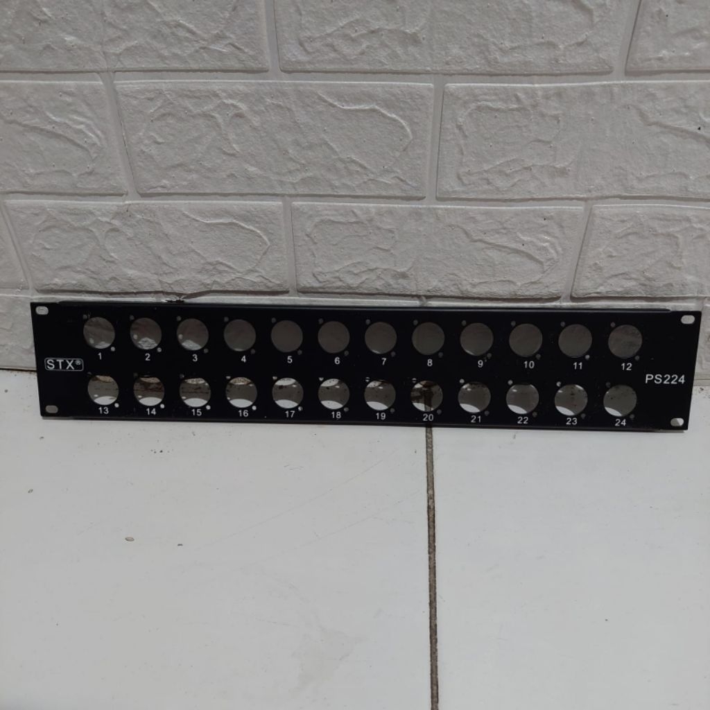 panel spikon 24 lubang original STX PS224 panel soket spikon lubang 24 panel XLR / panel canon / pan