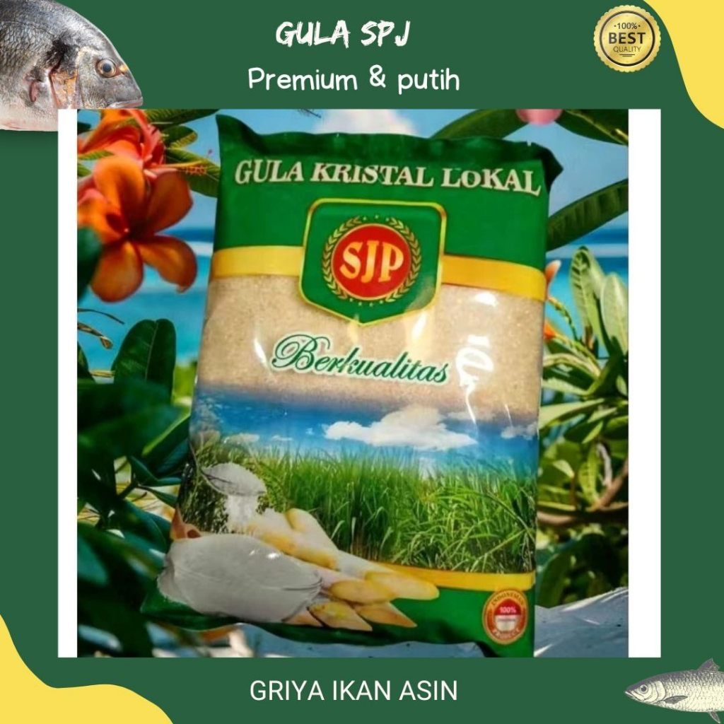 

Gula pasir lokal SPJ premium 1 pack/promo gula pasir kemasan murah/gula pasir lokal simanis